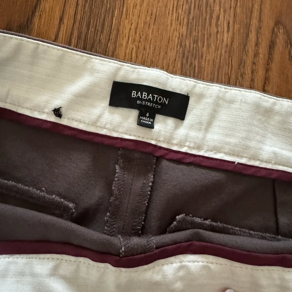 ARITZIA BABATON GREY bi stretch dress pants (size 6) - Picture 3 of 5